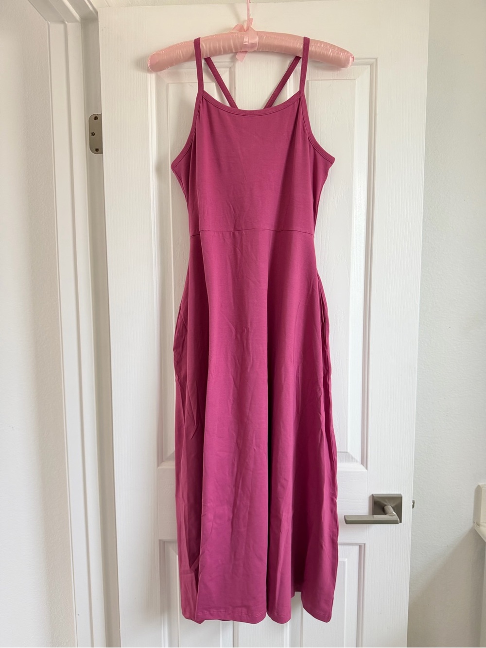PACT NWOT Fit & Flare Midi Dress Size L - Picture 5 of 12